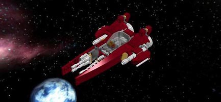 Набор LEGO MOC-2792 Звездный истребитель класса 'Сераф'