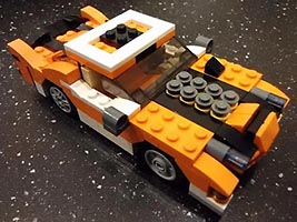 Набор LEGO Маслкар (Мускулистая машина), V8 Дрэгстер
