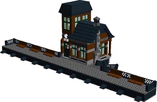 Набор LEGO Железнодорожный вокзал в викторианском стиле