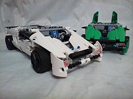 Набор LEGO MOC-2838 Гоночный автомобиль 'Бокэрейзер'