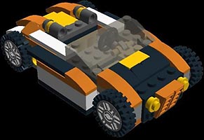 Набор LEGO MOC-2913 Гоночный автомобиль Кобра