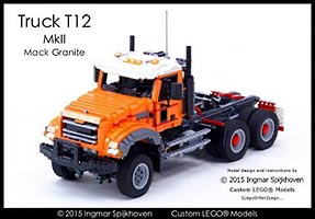 Набор LEGO MOC-2930 Тягач T12 Mk2 'Мак Гранит'