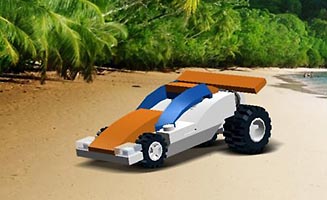 Набор LEGO MOC-2977 Мини-гонка