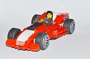Набор LEGO MOC-3000 Гоночный автомобиль 'Ревущая мощь'
