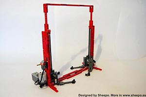Набор LEGO Автомобильный подъемник (масштаб 1:8)