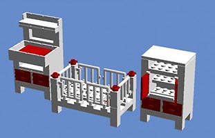 Набор LEGO MOC-3074 Ясли