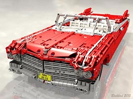 Набор LEGO MOC-3078 Кадиллак Эльдорадо Биаритц 1959