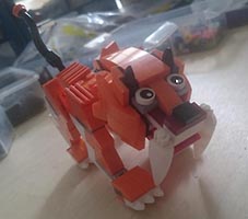 Набор LEGO MOC-3108 Саблезубый тигр
