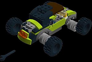 Набор LEGO MOC-3254 Гоночный грузовик