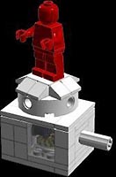 Набор LEGO Вращающаяся витрина для мини-фигурок