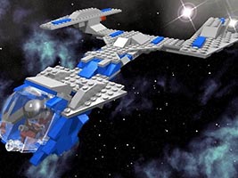 Набор LEGO MOC-3366 'Полярис' - космический корабль