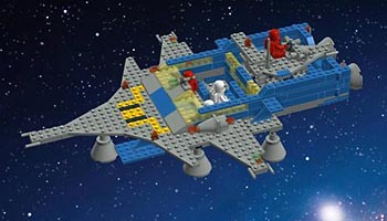 Набор LEGO MOC-3387 'Исследователь галактики-6000' - космический корабль