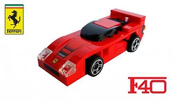 Набор LEGO Мини-Феррари F40