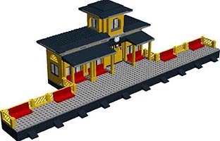 Набор LEGO Железнодорожный вокзал