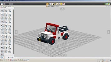 Набор LEGO MOC-3452 Джип Врэнглер Сахара (Парк Юрского периода)