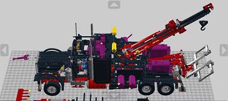 Набор LEGO MOC-3468 Буксировщик, полностью механизированный с мотором