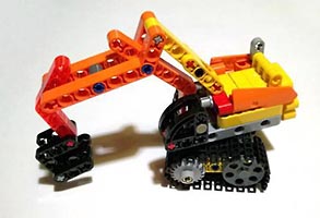 Набор LEGO MOC-3489 Маленький экскаватор