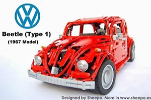 Набор LEGO Фольксваген Жук (Тип 1), ручной