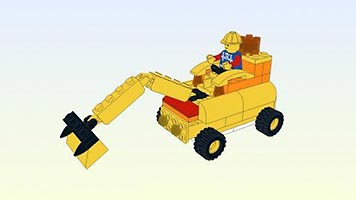 Набор LEGO MOC-3556 Экскаватор