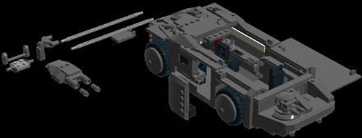 Набор LEGO MOC-3586 Бронетранспортер инопланетян