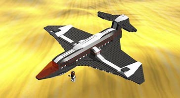 Набор LEGO MOC-3605 'Звездный автобус' - звездолет