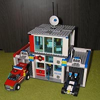 Набор LEGO MOC-3607 Пожарная станция и полиция