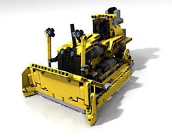 Набор LEGO MOC-3609 Бульдозер на радиоуправлении