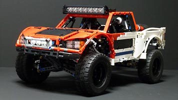 Набор LEGO MOC-3662 Трофи-джип с управлением на Sbrick