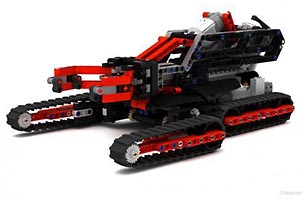 Набор LEGO MOC-3676 'М3-М6' - гусеничный робот-сапер