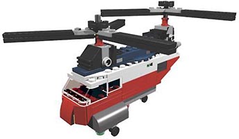 Набор LEGO Двухосный грузовой вертолет 'Небесный лифт'