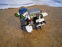 Набор LEGO MOC-3722 'Вибробот' - робот с рулевым управлением