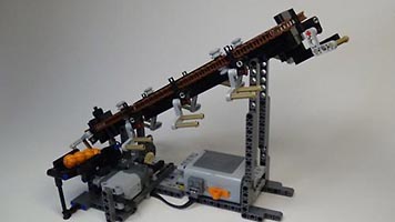 Набор LEGO MOC-3763 Большой круговорот мячиков: Подъемник