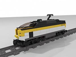 Набор LEGO MOC-3777 Электровоз