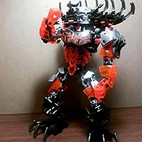 Набор LEGO MOC-3892 'Точильщик черепов' - мега-бионикл