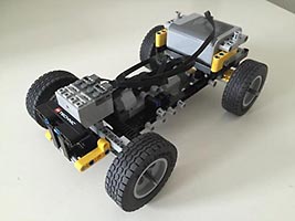 Набор LEGO MOC-3925 Шасси машины на р/у