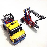 Набор LEGO MOC-3930 Старый фермерский грузовик с краном