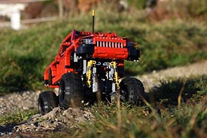 Набор LEGO MOC-3996 Скоростной монстр-трак пикап на р/у