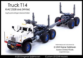 Набор LEGO Лесовоз КраЗ 2558 (белый)