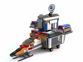 Набор LEGO MOC-4040 Пассажирский транспорт-космический корабль
