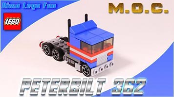 Набор LEGO Мини-грузовик Петербильт 362/Мак Круизлайнер (1975)