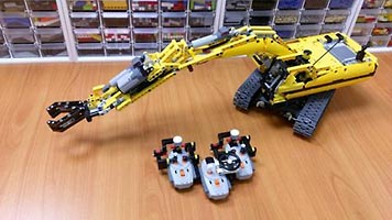 Набор LEGO MOC-4063 Насадка-захват для экскаватора