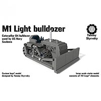 Набор LEGO MOC-4146 Легкий бульдозер М1