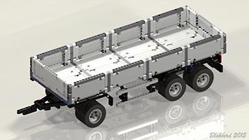 Набор LEGO MOC-4157 Прицеп к грузовику МАН