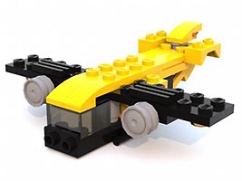 Набор LEGO MOC-4198 Грузовой самолет