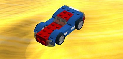 Набор LEGO Гоночная машина с красной полосой
