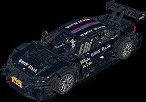 Набор LEGO БМВ М4 для гонок DTM на р/у в черном цвете