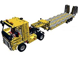 Набор LEGO MOC-4246 Низкорамный прицеп-платформа, версия 2