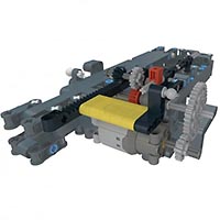Набор LEGO MOC-4286 Механизм выстрела для танковой башни, версия 2