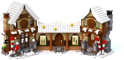 Набор LEGO MOC-4342 Мастерская Санта-Клауса