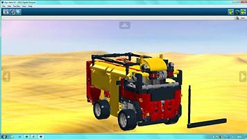 Набор LEGO MOC-4343 Гоночный грузовик ралли Париж-Даккар